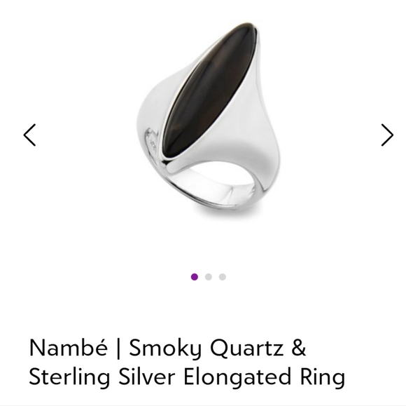 Nambe Jewelry - Retired NAMBE smoky quartz statement ring